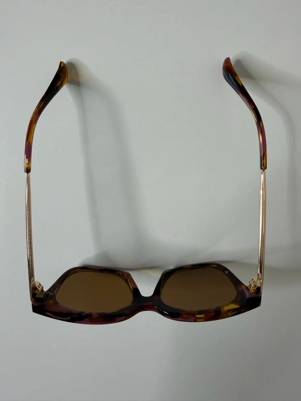 DIFF Bella XS Polarized Sunglasses Tortoise Square Cat Eye Acetate $128